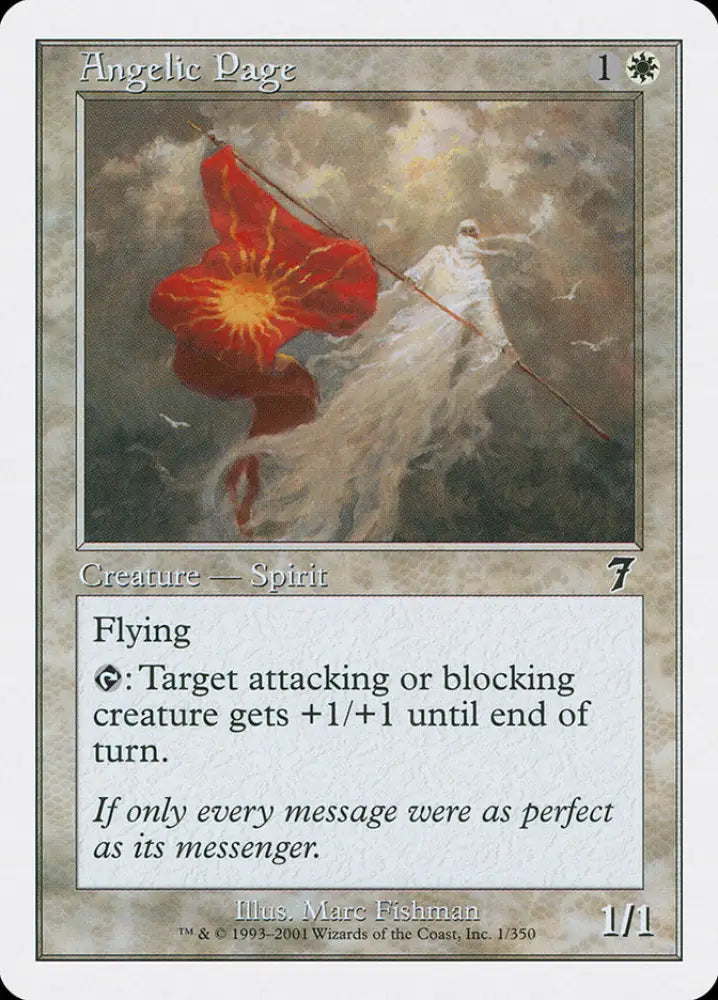 Angelic Page [Seventh Edition] - MTG Single