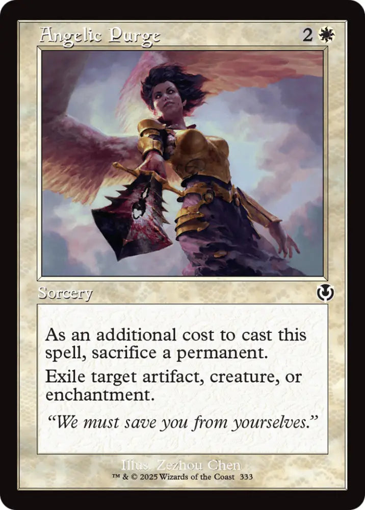 Angelic Purge (Retro Frame) [Innistrad Remastered] - MTG Single