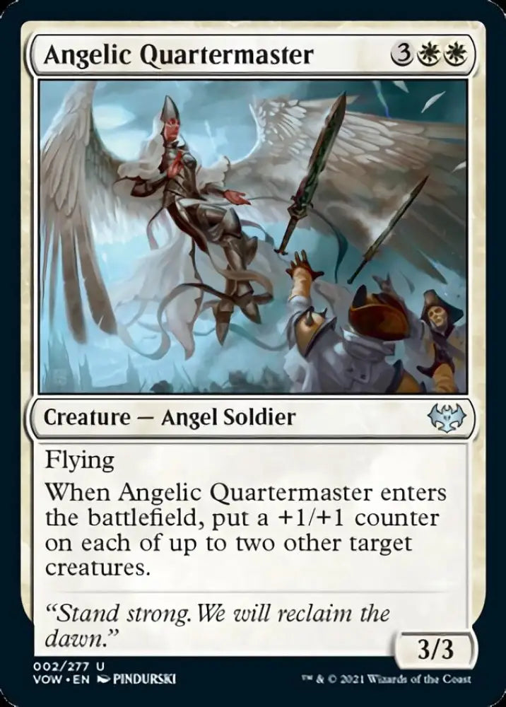 Angelic Quartermaster [Innistrad: Crimson Vow] - MTG Single