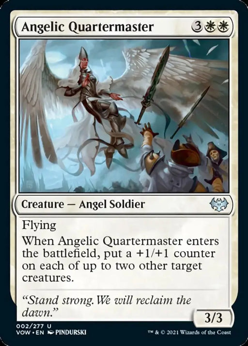 Angelic Quartermaster [Innistrad: Crimson Vow] - MTG Single