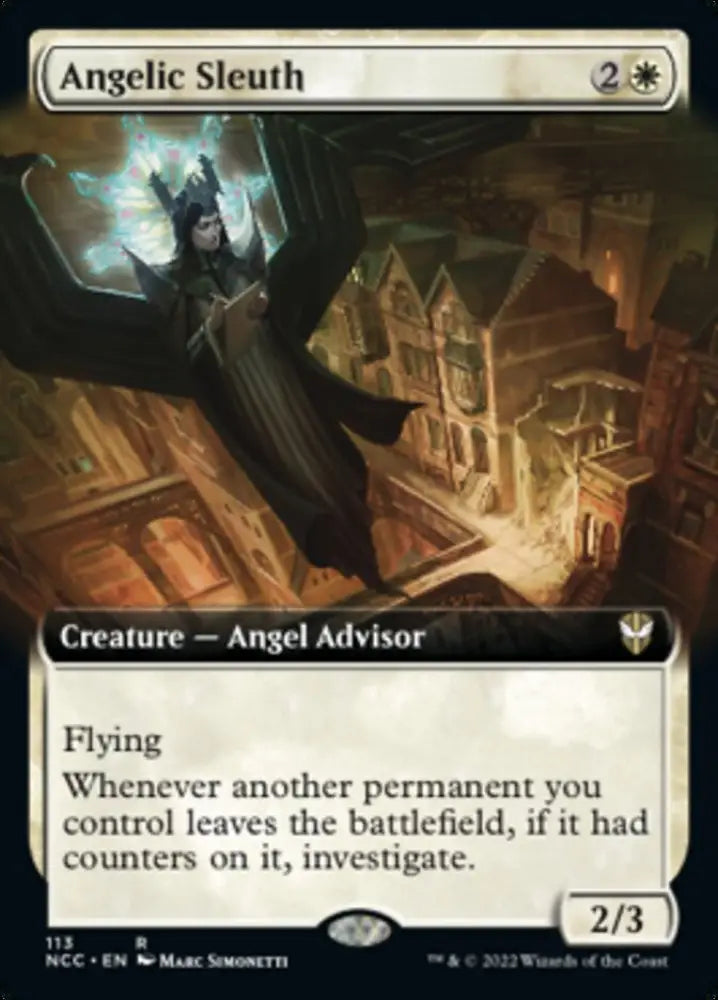 Angelic Sleuth (Extended Art) [Streets of New Capenna Commander] - MTG Single