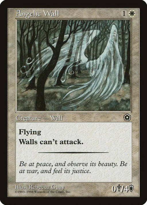 Angelic Wall [Portal Second Age] - MTG Single