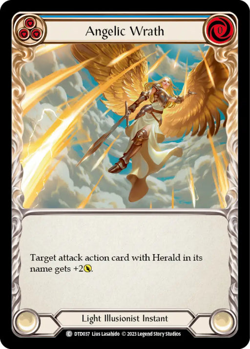 Angelic Wrath (Blue) [Dusk Till Dawn] - Flesh And Blood Single