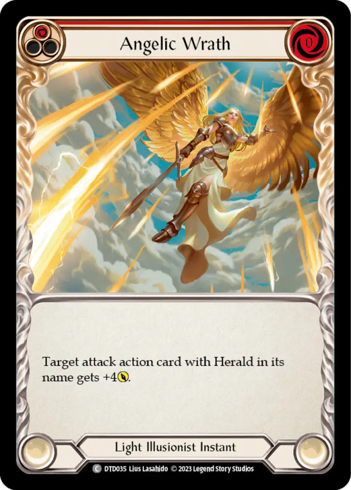 Angelic Wrath (Red) [Dusk Till Dawn] - Flesh And Blood Single