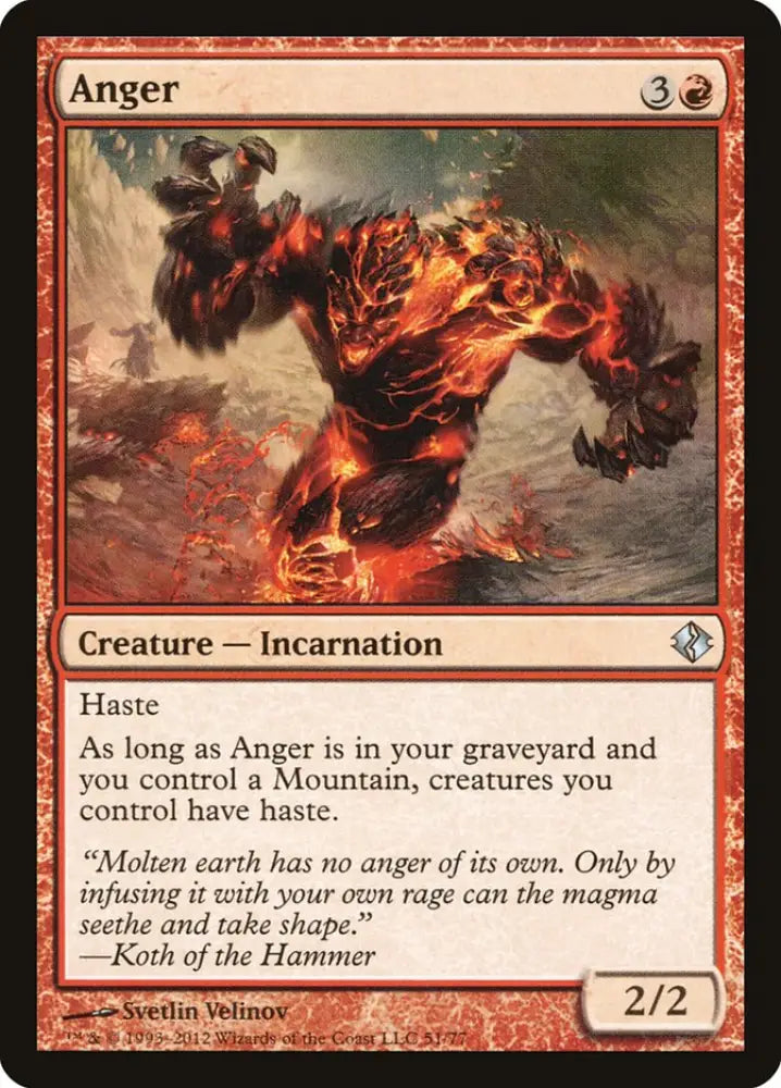 Anger [Duel Decks: Venser vs. Koth] - MTG Single