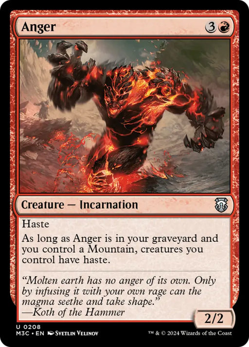 Anger [Modern Horizons 3 Commander] - MTG Single