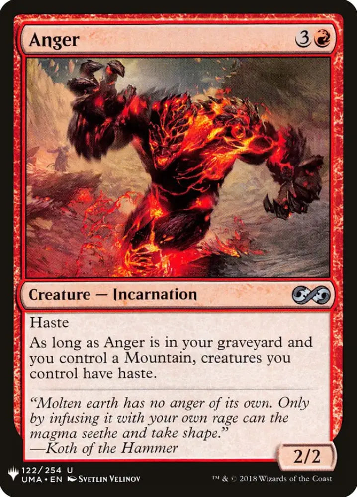 Anger [Mystery Booster] - MTG Single