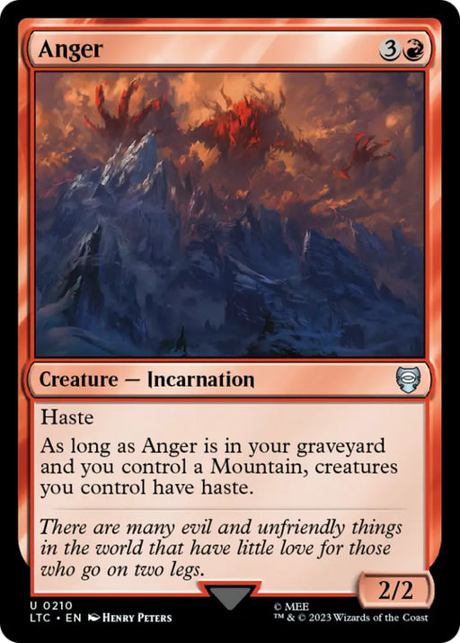 Anger [The Lord of the Rings: Tales of Middle-Earth Commander] - MTG Single