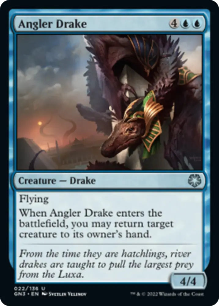 Angler Drake [Game Night: Free-for-All] - MTG Single
