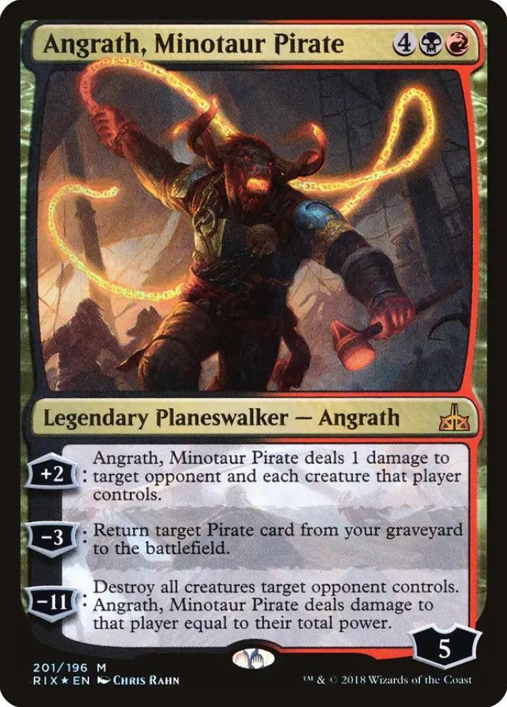 Angrath Minotaur Pirate [Rivals of Ixalan] - MTG Single