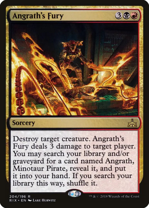 Angrath’s Fury [Rivals of Ixalan] - MTG Single
