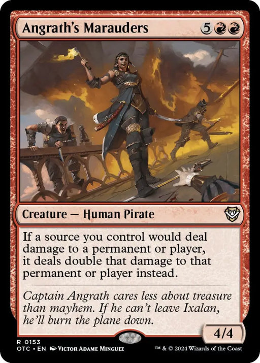 Angrath’s Marauders [Outlaws of Thunder Junction Commander] - MTG Single