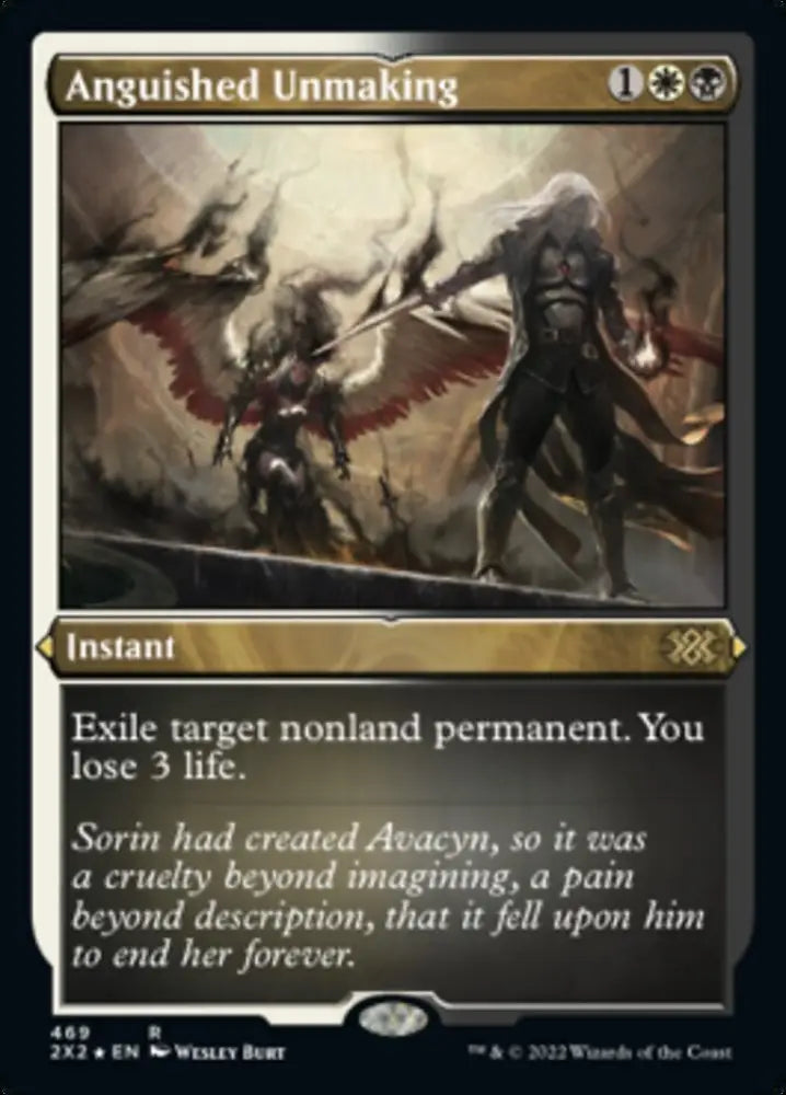 Anguished Unmaking (Foil Etched) [Double Masters 2022] - MTG Single