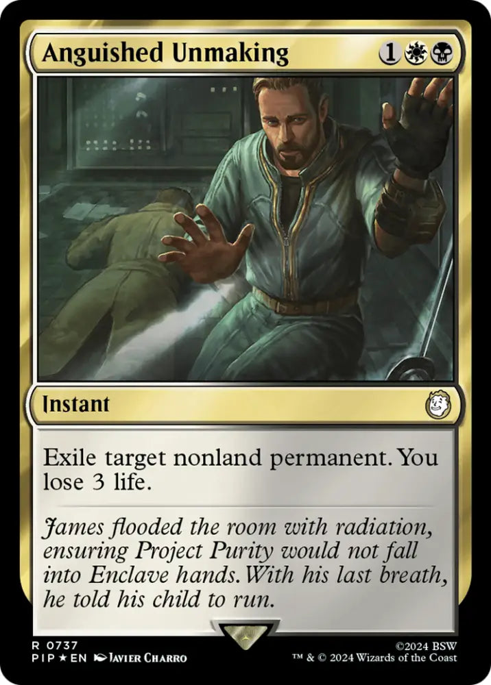 Anguished Unmaking (Surge Foil) [Fallout] - MTG Single
