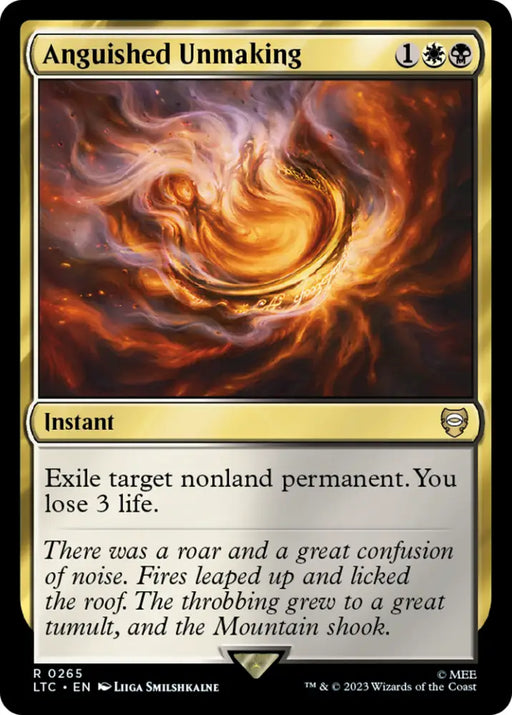 Anguished Unmaking [The Lord of the Rings: Tales of Middle-Earth Commander] - MTG Single