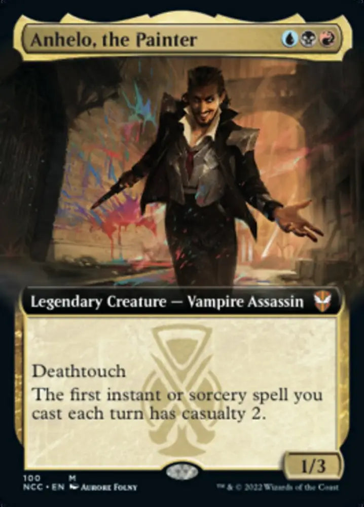 Anhelo the Painter (Extended Art) [Streets of New Capenna Commander] - MTG Single