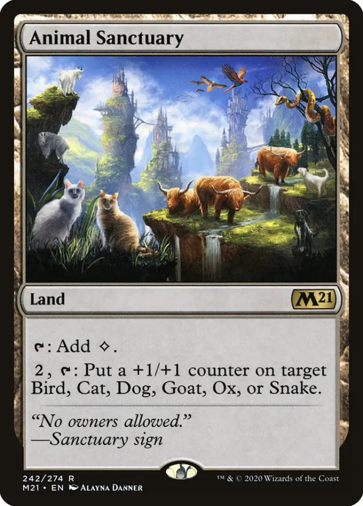 Animal Sanctuary [Core Set 2021] - MTG Single