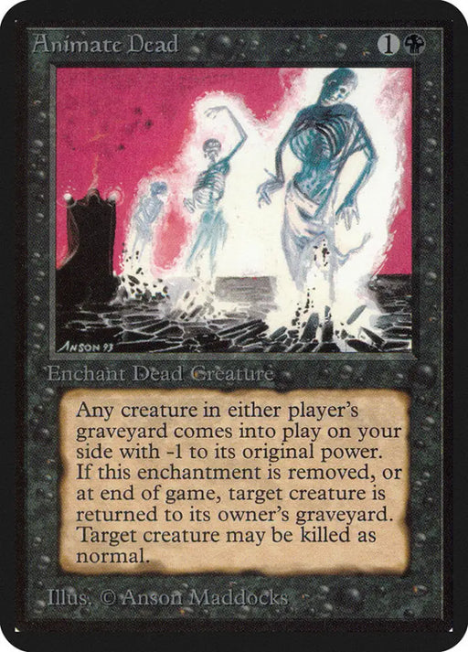 Animate Dead [Alpha Edition] - MTG Single