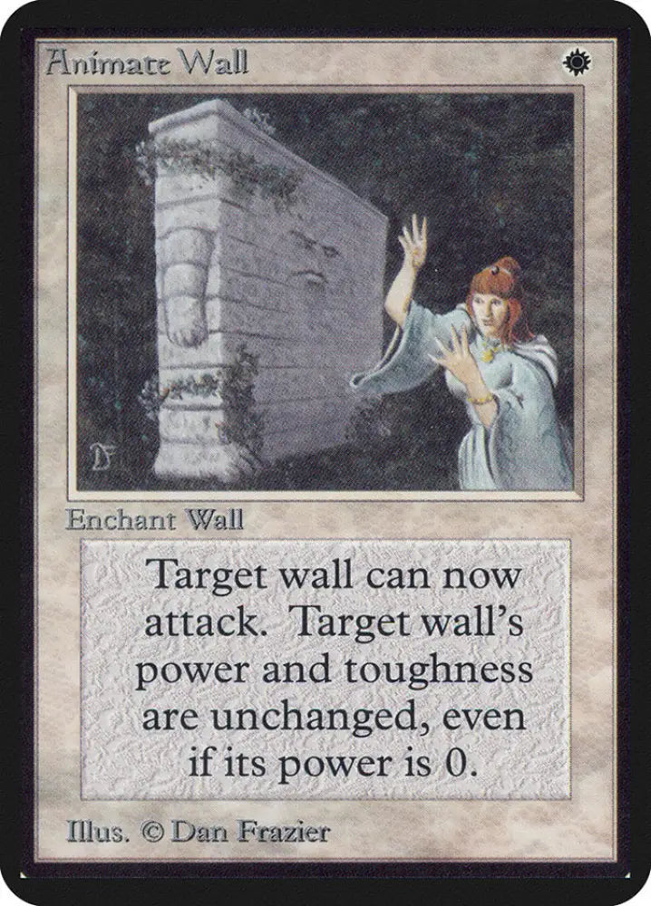 Animate Wall [Alpha Edition] - MTG Single