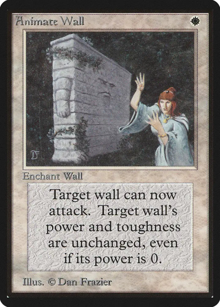 Animate Wall [Beta Edition] - MTG Single