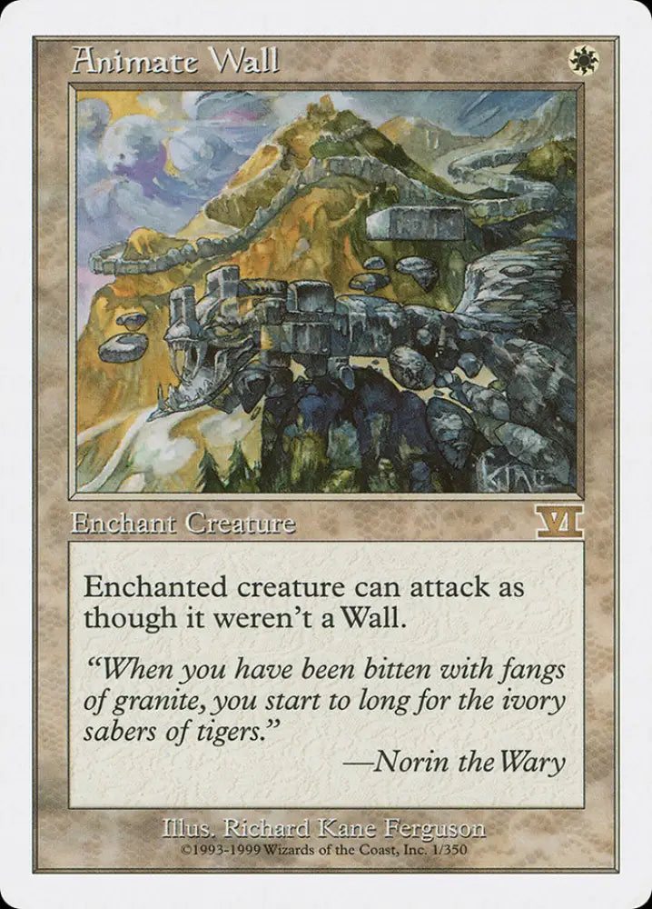 Animate Wall [Classic Sixth Edition] - MTG Single