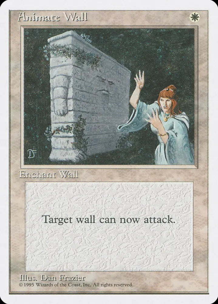 Animate Wall [Fourth Edition] - MTG Single