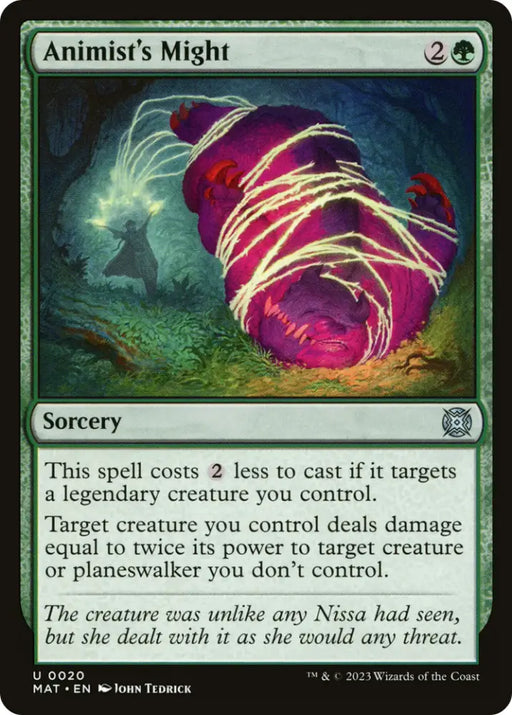 Animist’s Might [March of the Machine: The Aftermath] - MTG Single