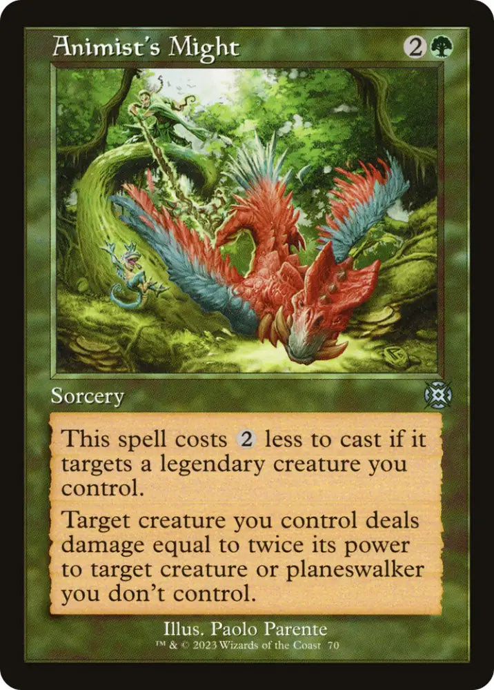 Animist’s Might (Retro) [March of the Machine: The Aftermath] - MTG Single
