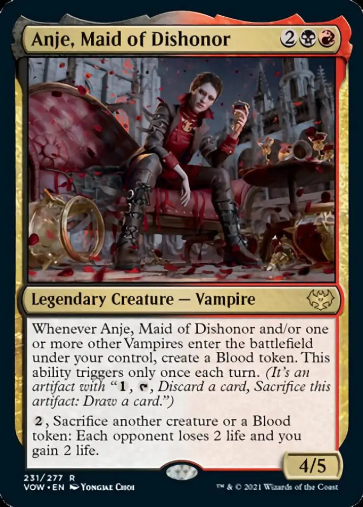 Anje Maid of Dishonor [Innistrad: Crimson Vow] - MTG Single