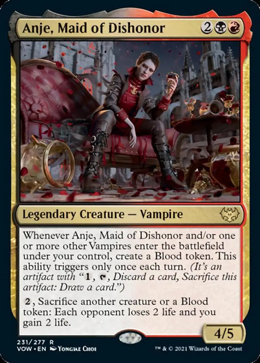 Anje Maid of Dishonor [Innistrad: Crimson Vow] - MTG Single