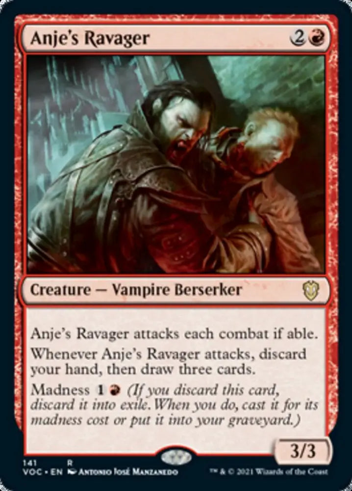 Anje’s Ravager [Innistrad: Crimson Vow Commander] - MTG Single