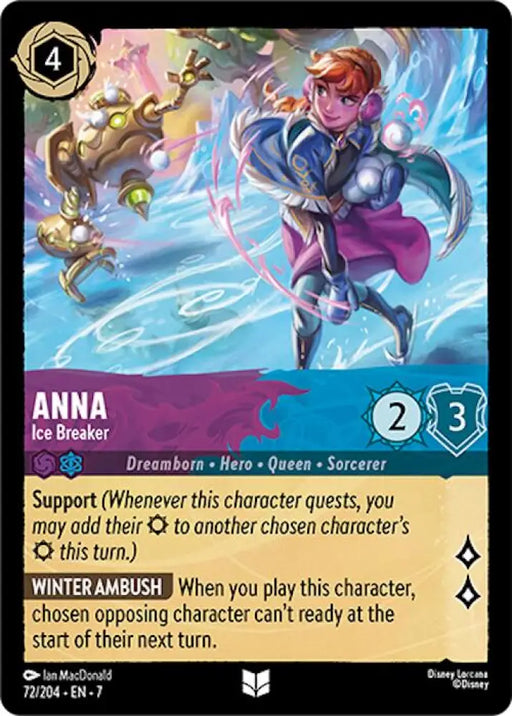 Anna - Ice Breaker (72/204) [Archazia’s Island] - Lorcana Single