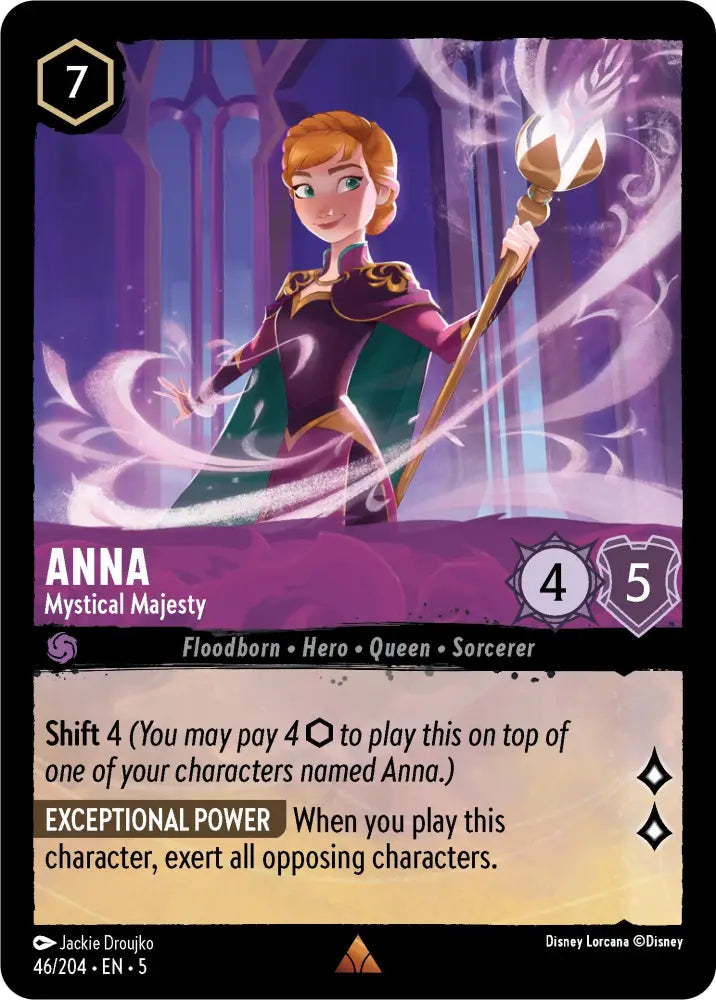Anna - Mystical Majesty (46/204) [Shimmering Skies] - Lorcana Single