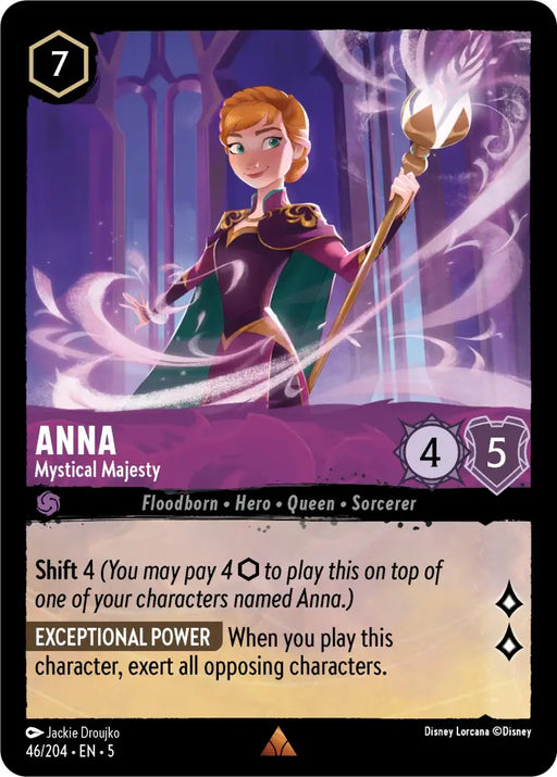 Anna - Mystical Majesty (46/204) [Shimmering Skies] - Lorcana Single