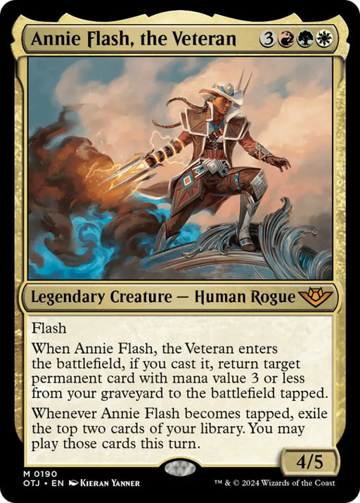 Annie Flash the Veteran [Outlaws of Thunder Junction] - MTG Single
