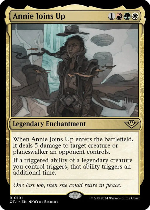 Annie Joins Up (Promo Pack) [Outlaws of Thunder Junction Promos] - MTG Single