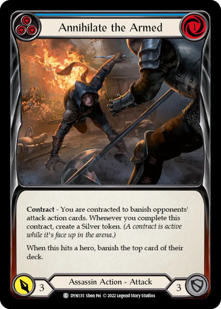 Annihilate the Armed (Blue) [Dynasty] - Flesh And Blood Single