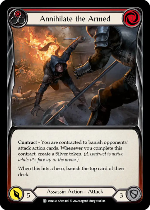 Annihilate the Armed (Red) [Dynasty] - Flesh And Blood Single