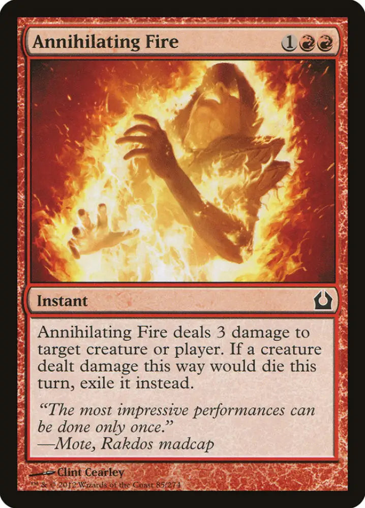 Annihilating Fire [Return to Ravnica] - MTG Single