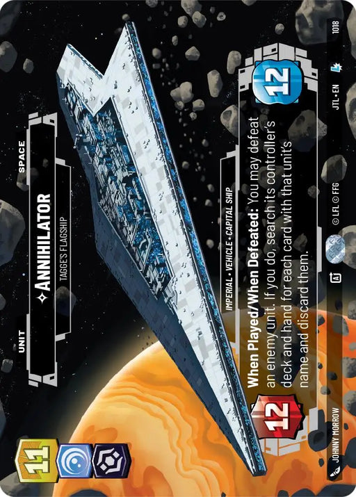 Annihilator - Tagge’s Flagship (Prestige) (1018) [Jump to Lightspeed] - Star Wars: Unlimited Single