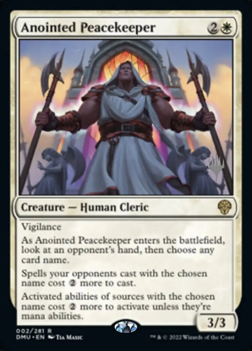 Anointed Peacekeeper (Promo Pack) [Dominaria United Promos] - MTG Single