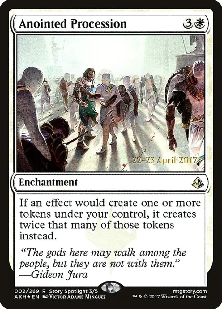 Anointed Procession [Amonkhet Prerelease Promos] - MTG Single