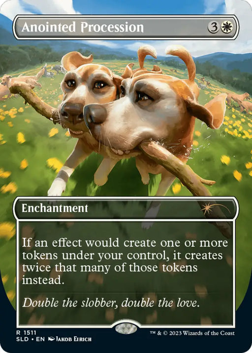 Anointed Procession // Anointed Procession [Secret Lair Commander Deck: Raining Cats and Dogs] - MTG Single
