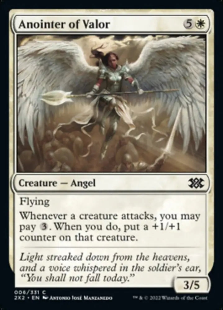 Anointer of Valor [Double Masters 2022] - MTG Single