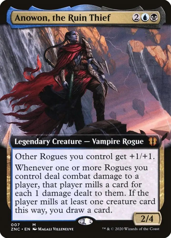 Anowon the Ruin Thief (Extended Art) [Zendikar Rising Commander] - MTG Single
