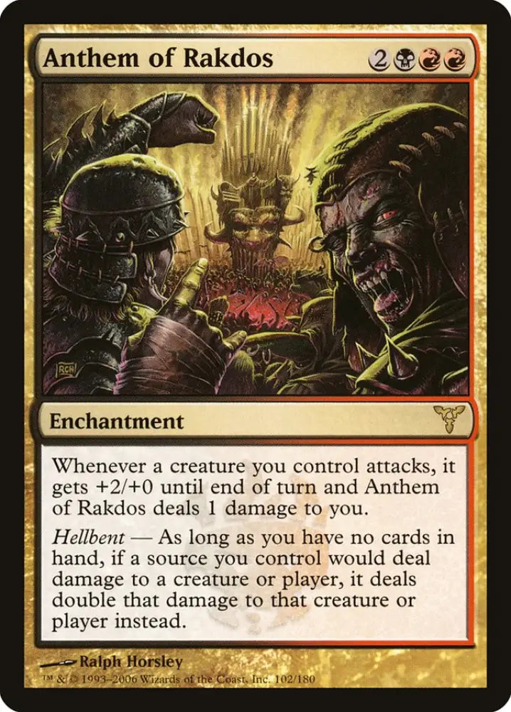 Anthem of Rakdos [Dissension] - MTG Single