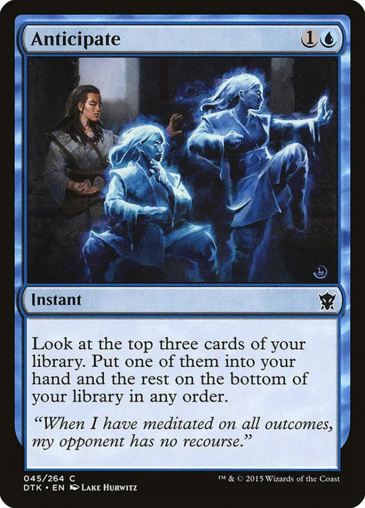 Anticipate [Dragons of Tarkir] - MTG Single