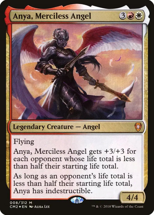 Anya Merciless Angel [Commander Anthology Volume II] - MTG Single