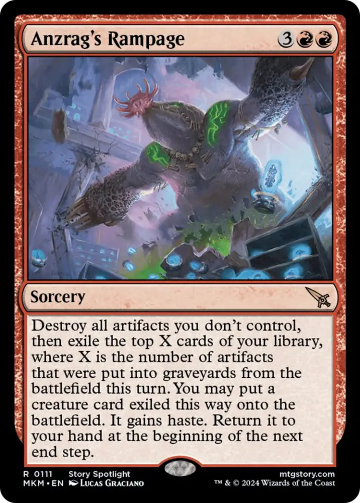 Anzrag’s Rampage [Murders at Karlov Manor] - MTG Single