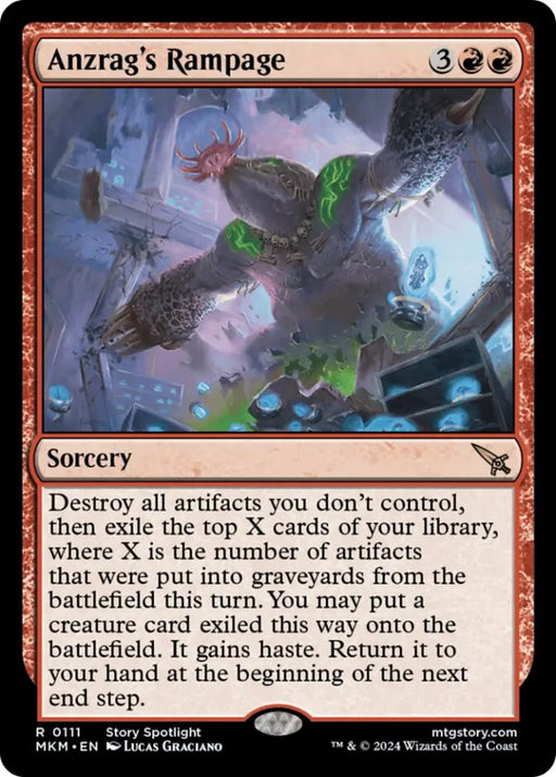 Anzrag’s Rampage [Murders at Karlov Manor] - MTG Single